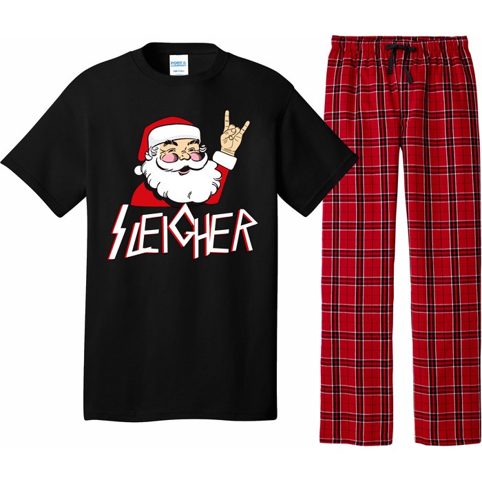 Sleigher Santa Rocks Pajama Set