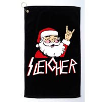 Sleigher Santa Rocks Golf Towel