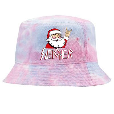 Sleigher Santa Rocks Tie-Dyed Bucket Hat