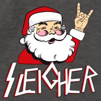 Sleigher Santa Rocks Vector Backpack