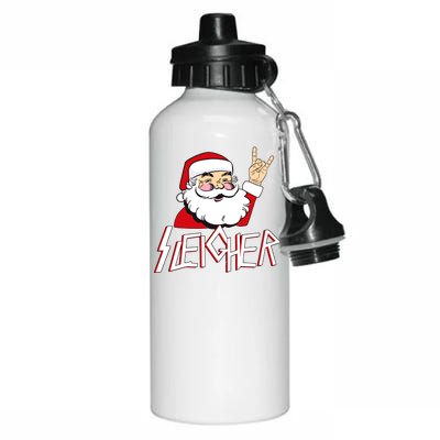 Sleigher Santa Rocks Aluminum Water Bottle