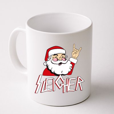 Sleigher Santa Rocks Coffee Mug