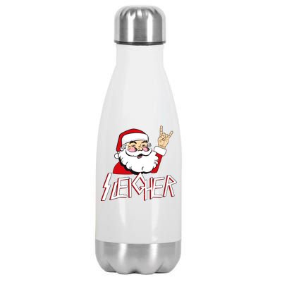 Sleigher Santa Rocks Stainless Steel Insulated Water Bottle