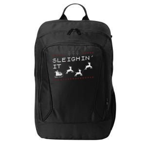 Sleighin It Ugly Christmas  City Backpack