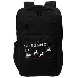 Sleighin It Ugly Christmas  Impact Tech Backpack