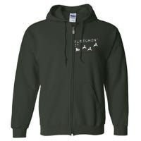 Sleighin It Ugly Christmas  Full Zip Hoodie