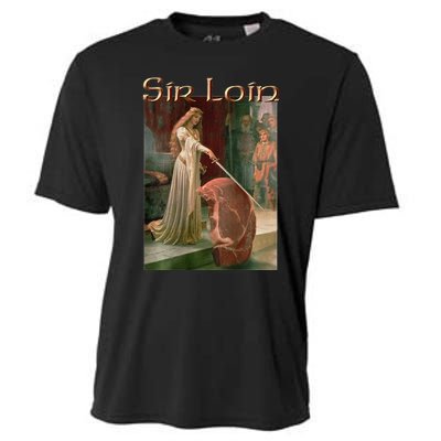 Sir Loin Funny Sirloin Steak Cooling Performance Crew T-Shirt