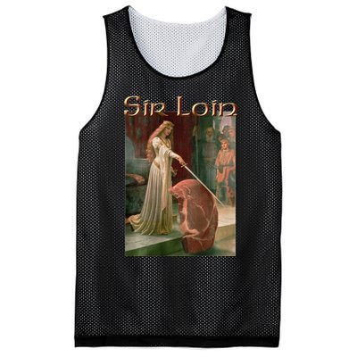 Sir Loin Funny Sirloin Steak Mesh Reversible Basketball Jersey Tank