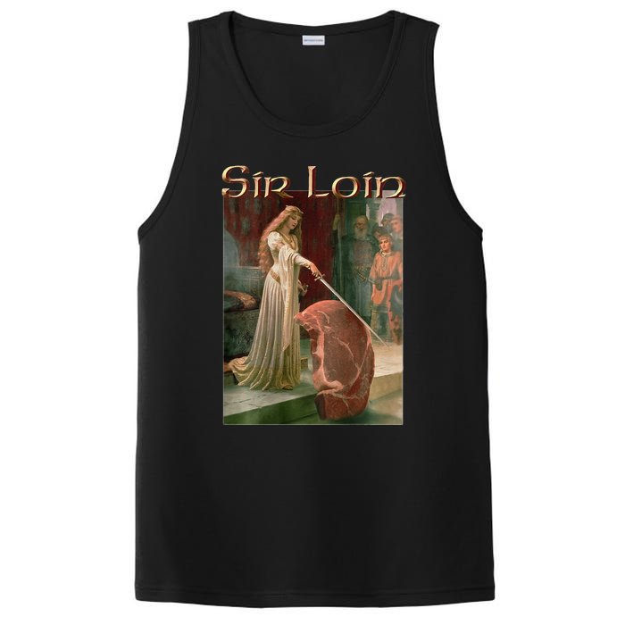 Sir Loin Funny Sirloin Steak PosiCharge Competitor Tank