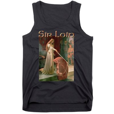 Sir Loin Funny Sirloin Steak Tank Top