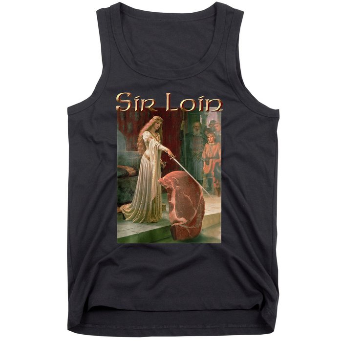 Sir Loin Funny Sirloin Steak Tank Top