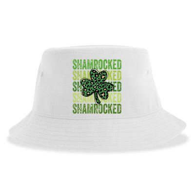 Shamrocked Lucky Flower Sustainable Bucket Hat