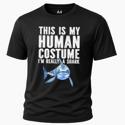 Shark Lover Funny Shark Sea Animals Shark Performance Shirt