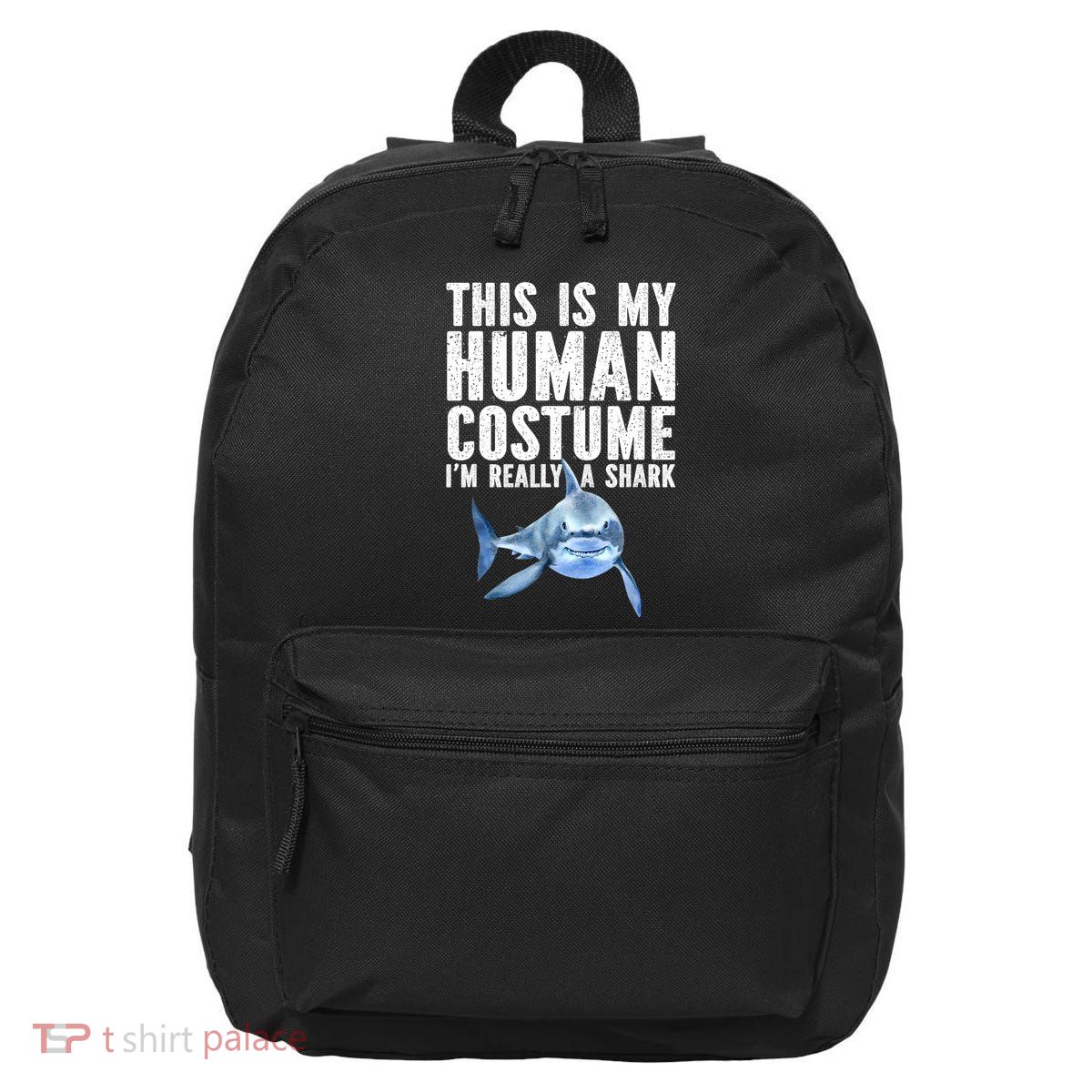 Shark Lover Funny Shark Sea Animals Shark 16 in Basic Backpack