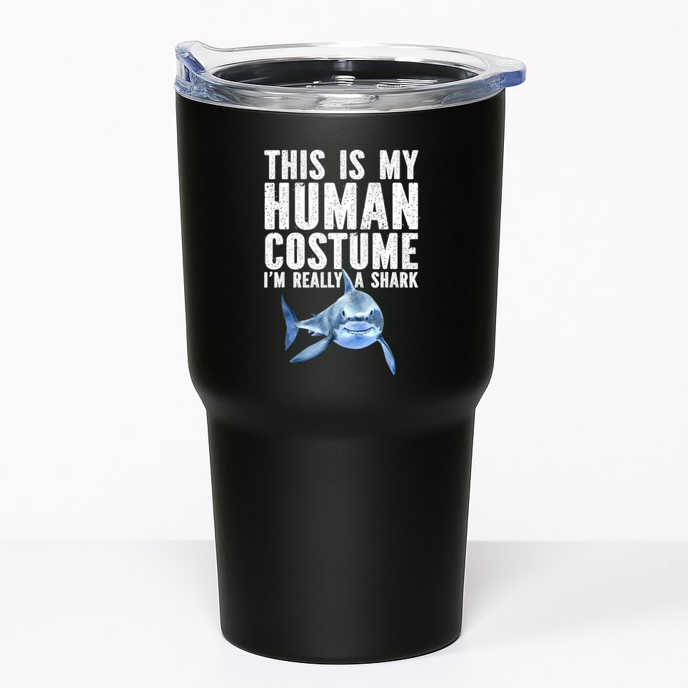 Shark Lover Funny Shark Sea Animals Shark Tumbler