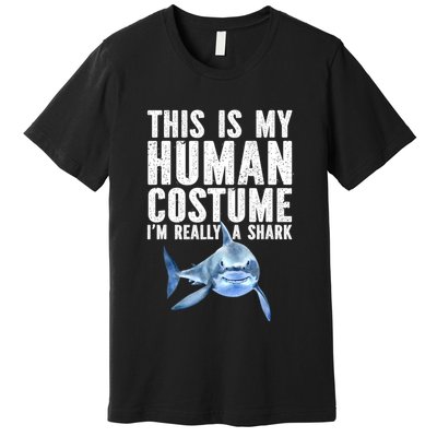 Shark Lover Funny Shark Sea Animals Shark Premium T-Shirt