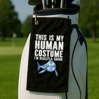 Shark Lover Funny Shark Sea Animals Shark Golf Towel