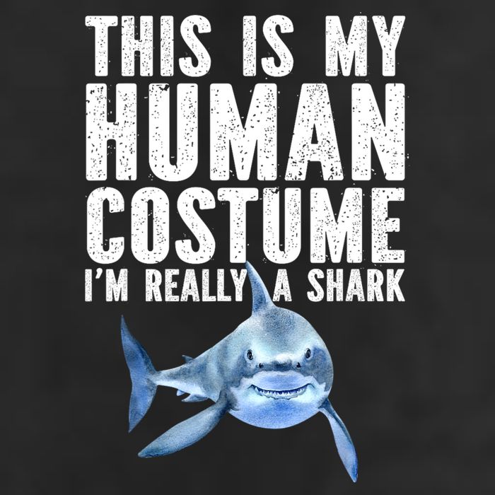 Shark Lover Funny Shark Sea Animals Shark Golf Towel