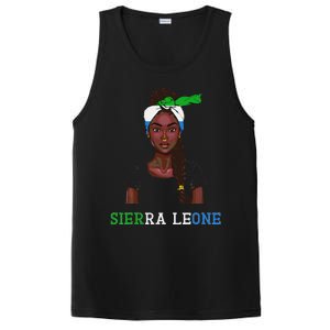 Sierra Leonean Flag Souvenirs Products Woman Sierra Leone PosiCharge Competitor Tank