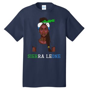 Sierra Leonean Flag Souvenirs Products Woman Sierra Leone Tall T-Shirt