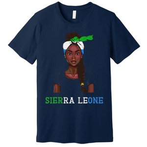 Sierra Leonean Flag Souvenirs Products Woman Sierra Leone Premium T-Shirt