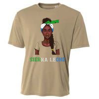 Sierra Leonean Flag Souvenirs Products Woman Sierra Leone Cooling Performance Crew T-Shirt