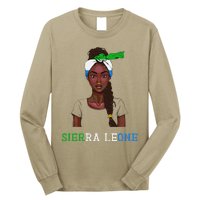 Sierra Leonean Flag Souvenirs Products Woman Sierra Leone Long Sleeve Shirt