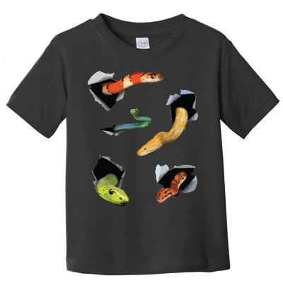 Snake Lover Funny Snake Reptile Lover Funny Snake Toddler T-Shirt