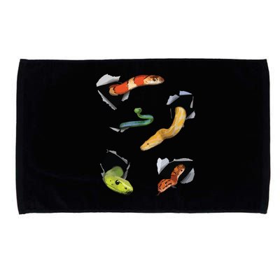 Snake Lover Funny Snake Reptile Lover Funny Snake Microfiber Hand Towel