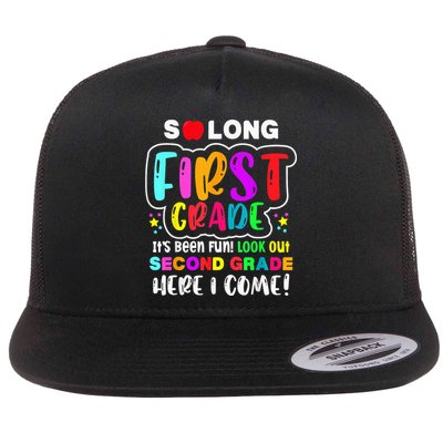 So Long First Grade Hello Second Grade Here I Come 2nd Grade Flatbill Hat