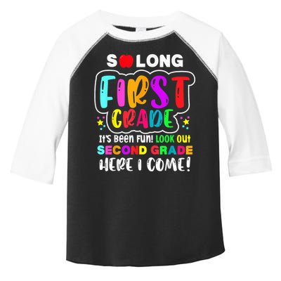 So Long First Grade Hello Second Grade Here I Come 2nd Grade Toddler Fine Jersey T-Shirt