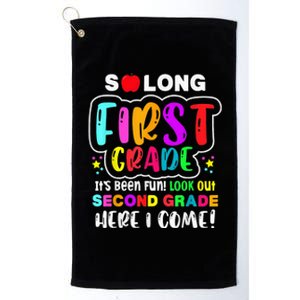 So Long First Grade Hello Second Grade Here I Come 2nd Grade Platinum Collection Golf Towel