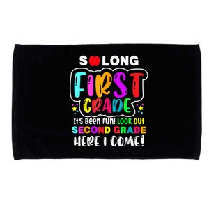 So Long First Grade Hello Second Grade Here I Come 2nd Grade Microfiber Hand Towel