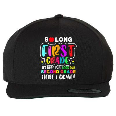So Long First Grade Hello Second Grade Here I Come 2nd Grade Wool Snapback Cap