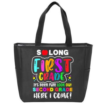 So Long First Grade Hello Second Grade Here I Come 2nd Grade Zip Tote Bag