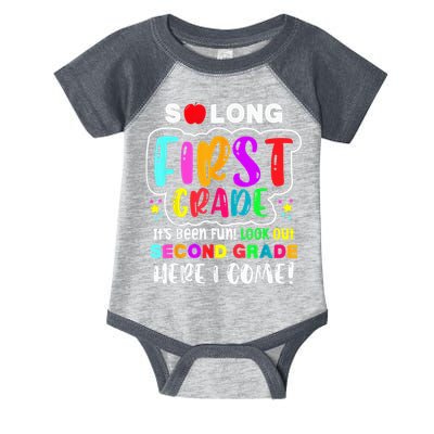 So Long First Grade Hello Second Grade Here I Come 2nd Grade Infant Baby Jersey Bodysuit