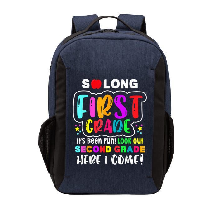 So Long First Grade Hello Second Grade Here I Come 2nd Grade Vector Backpack
