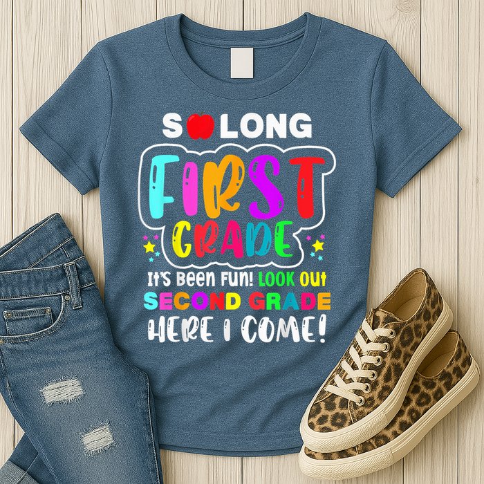 So Long First Grade Hello Second Grade Here I Come 2nd Grade Womens T-Shirt
