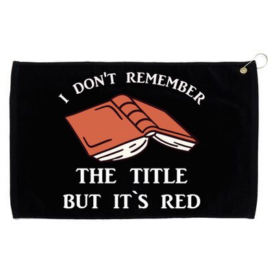 School Library Funny For Librarian Gift Grommeted Golf Towel