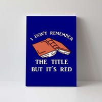 School Library Funny For Librarian Gift Canvas