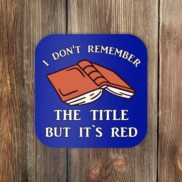 School Library Funny For Librarian Gift Coaster