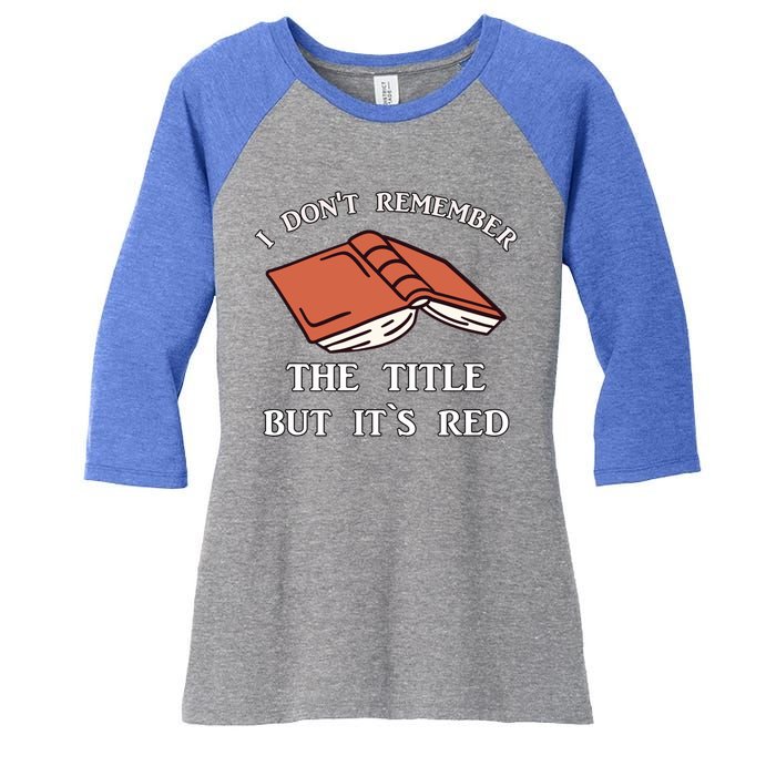 School Library Funny For Librarian Gift Women's Tri-Blend 3/4-Sleeve Raglan Shirt