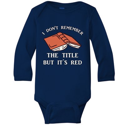 School Library Funny For Librarian Gift Baby Long Sleeve Bodysuit