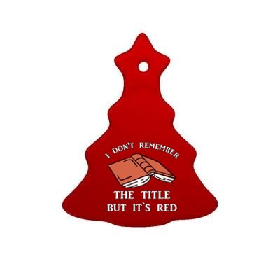 School Library Funny For Librarian Gift Ceramic Tree Ornament