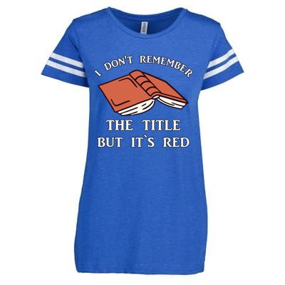 School Library Funny For Librarian Gift Enza Ladies Jersey Football T-Shirt