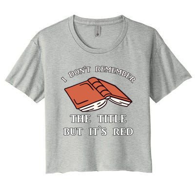 School Library Funny For Librarian Gift Women's Crop Top Tee