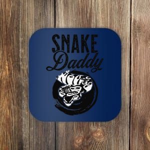 Snake Lover Father Daddy Herpetology  Coaster