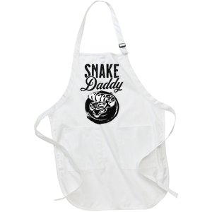 Snake Lover Father Daddy Herpetology  Full-Length Apron With Pockets