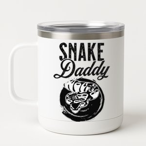 Snake Lover Father Daddy Herpetology  12 oz Stainless Steel Tumbler Cup