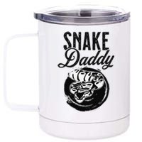 Snake Lover Father Daddy Herpetology  12 oz Stainless Steel Tumbler Cup